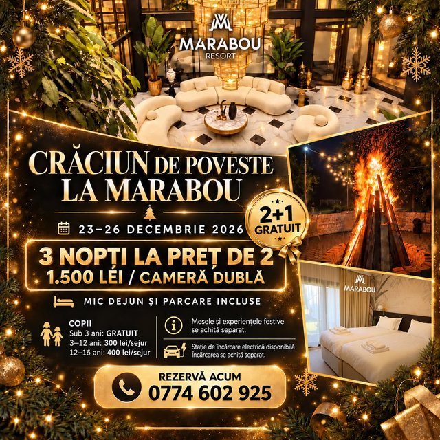 Crăciun de poveste la Marabou 2026