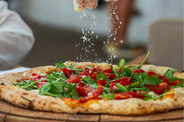 Culinary detail from the Italian menu